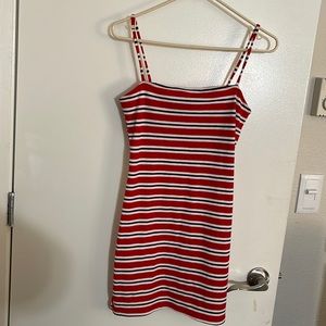 Red, white and blue dress
